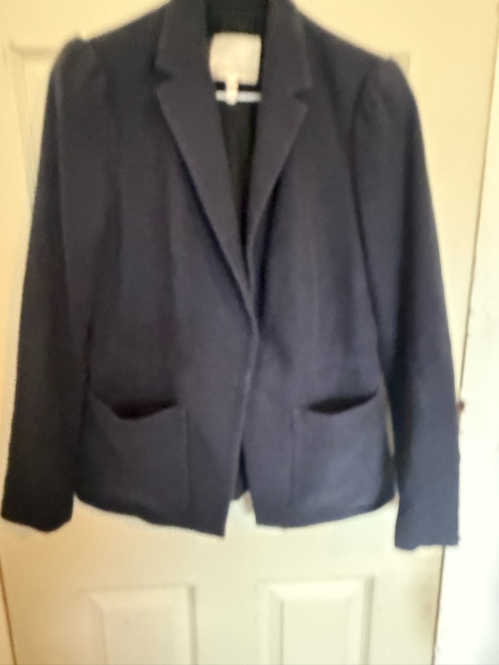Women's Navy Tailored Blazer Jacket - Unknown Brand